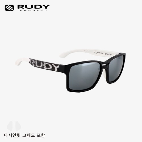 루디 RUDY 선글라스 스핀에어 57 라우드 매트 블랙 화이트 / 레이저 블랙 (SP570906-0000)
