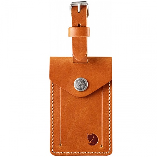 피엘라벤 Fjallraven 레더 러기지 태그 Leather Luggage Tag (77362) - Leather Cognac