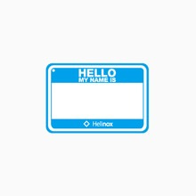 헬리녹스 Helinox Hello My Name Is 벨크로 패치  / 등산/백팩킹/아웃도어/악세사리