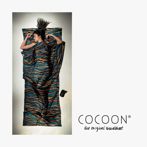 코쿤 COCOON 여행용 사각라이너 / 아프리칸 나이트 Silk 100% African Night