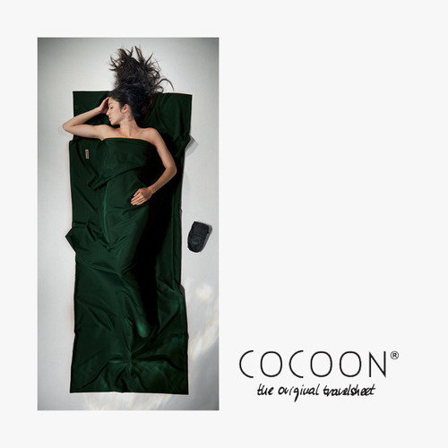 코쿤 COCOON 여행용 사각라이너 / 모스그린  Polyester Microfiber 100% Moss Green