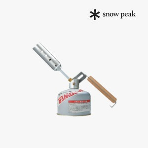 스노우피크 Snowpeak 폴딩 토치 GT-110 컴팩트한 수납 부탄아답터 포함