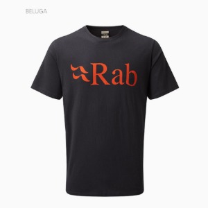 랩 Rab 스탠스 로고 SS 티셔츠 오가닉코튼 벨루가 BELUGA
