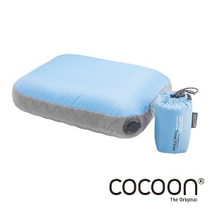코쿤 에어코어 여행용 베개(사각형), 라이트 블루/그레이 [ACP-UL1N]