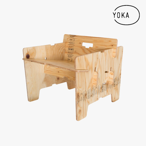 요카 YOKA 패널 체어 디 panel chair :d
