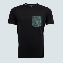 하임플래닛 카모 포켓 티셔츠 - 블랙